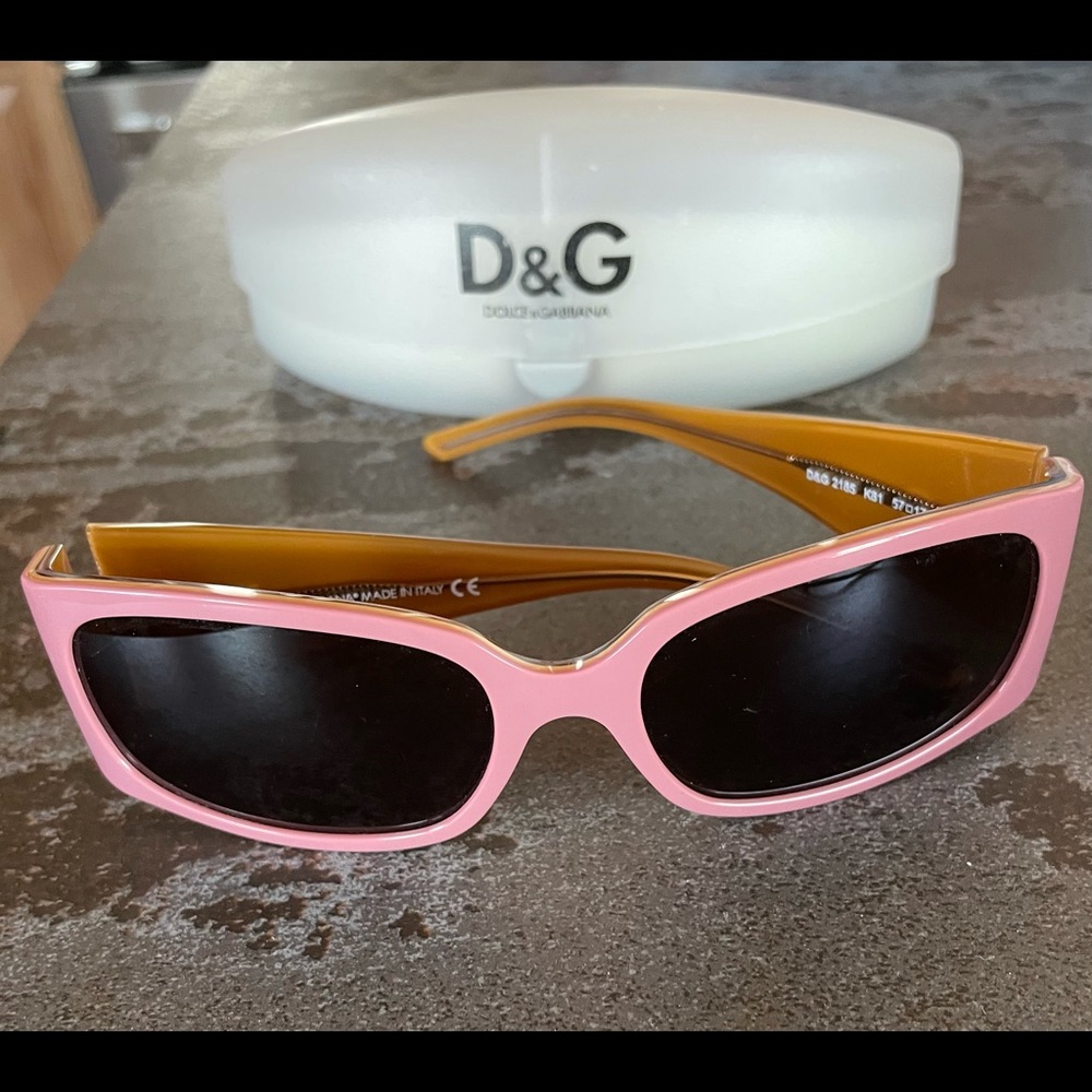 Pink Dolce & Gabbana sunglasses